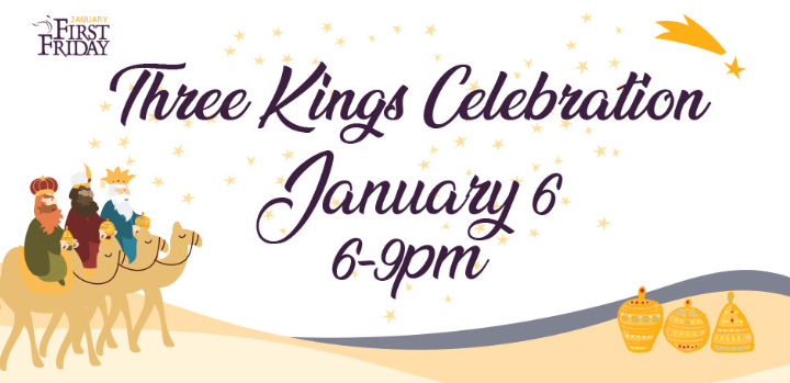 1/6/23 1st Friday Market - Three Kings Celebration - Downtown Lakeland 6pm-9pm